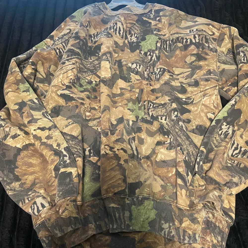 Camouflage Print Sweatshirt